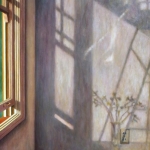 City Interior with Irises &copy;1990